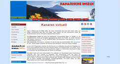 Desktop Screenshot of kanaren-virtuell.de